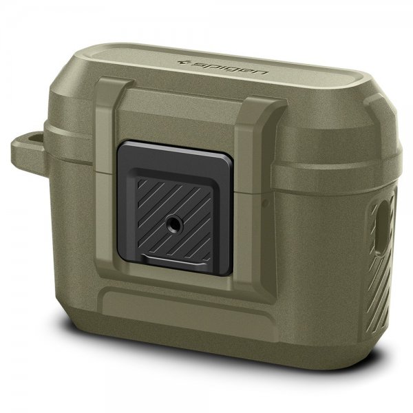 Spigen AirPods Pro 2 -kuori Lock Fit Vintage Khaki