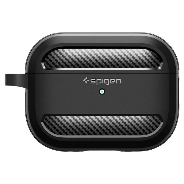 Spigen AirPods Pro 2 -kuoret Rugged Armor Matte Black