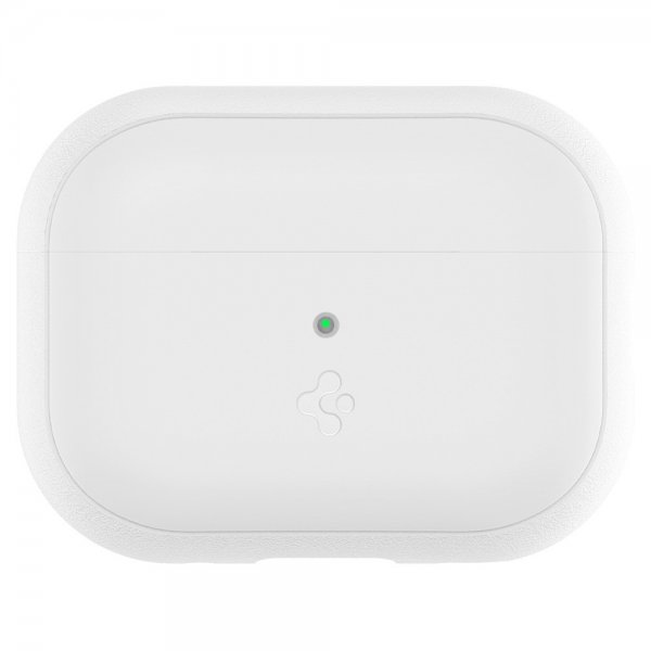 Spigen AirPods Pro 2 -kuoret, Silicone Fit + Strap, valkoinen