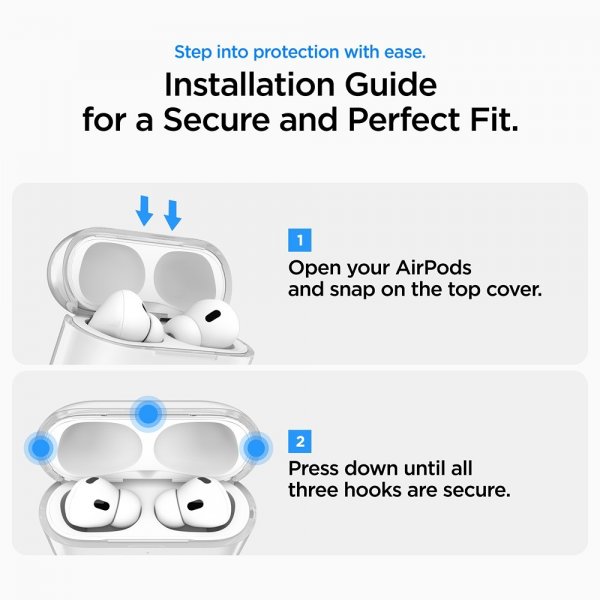 Spigen AirPods Pro 3 Kuoret Liquid Crystal Crystal Clear