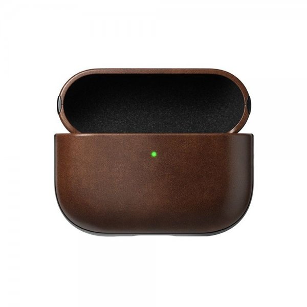 Nomad AirPods Pro 3 -kuoret, Modern Leather Case, Horween Rustic Brown