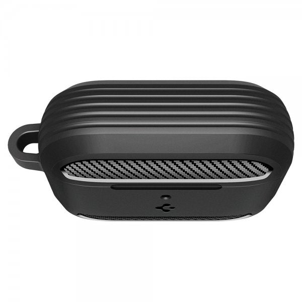 Spigen AirPods Pro 3 Rugged Armor -kuori, mattamusta