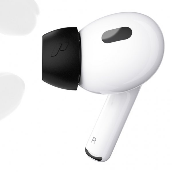 KeyBudz AirPods Pro/AirPods Pro 2 HyperFoam Muistivaahtotulpat, Carbon Black