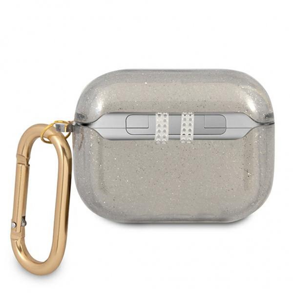 Guess AirPods Pro Suojakuori Glitter, musta