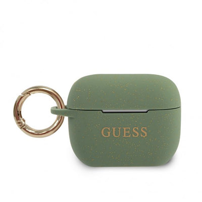 Guess AirPods Pro Glitter Khaki -suojakuori