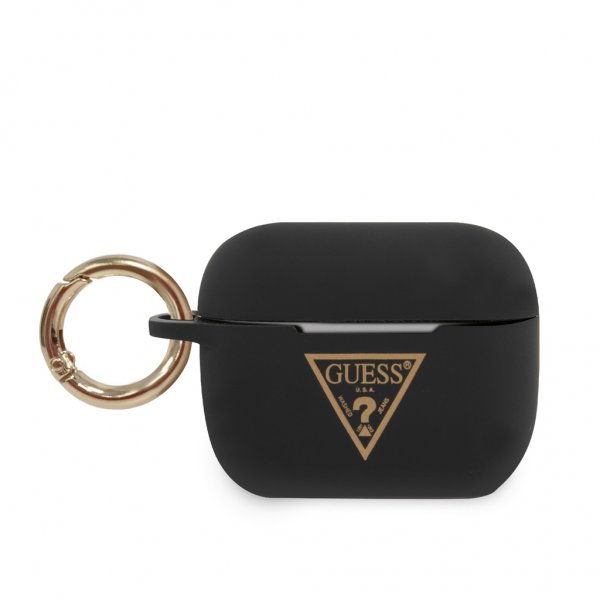 Guess AirPods Pro Kuoret Gold Triangle Musta