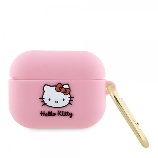 Hello Kitty AirPods Pro -kuoret nestemäistä silikonia, vaaleanpunainen