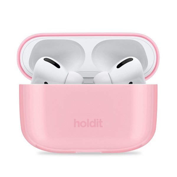 holdit AirPods Pro/AirPods Pro 2 -suojakuori Seethru Bright Pink