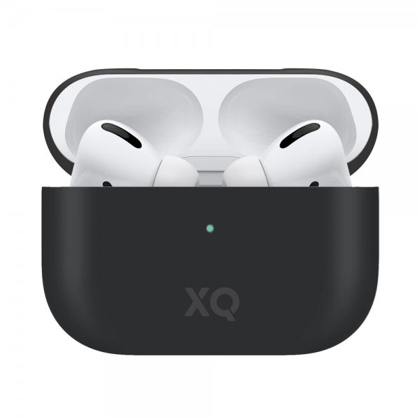 Xqisit AirPods Pro -silikonikuori, musta