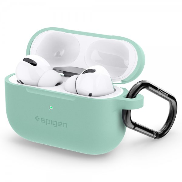 Spigen AirPods Pro -kotelo, silikonia, mintunvihreä