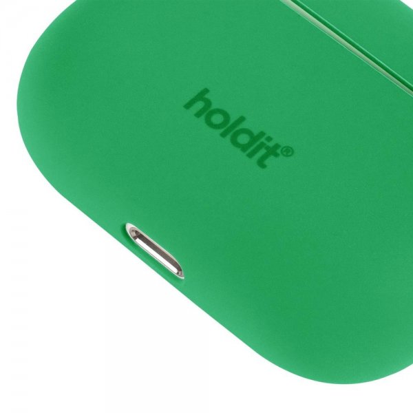 holdit AirPods Pro/AirPods Pro 2 silikonisuojakuori Grass Green