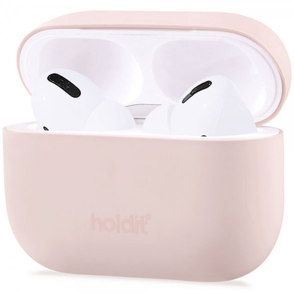 holdit AirPods Pro/AirPods Pro 2 silikonisuojakuori, Blush Pink