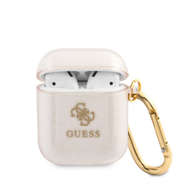 Guess AirPods (1/2) Suojakuori Glitter Kultainen