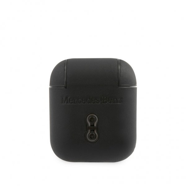 Mercedes-Benz AirPods (1/2) Kuori Nahkakotelo Musta