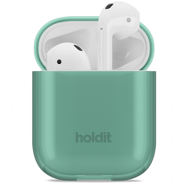 holdit AirPods (1/2) Kuori Seethru Moss Green