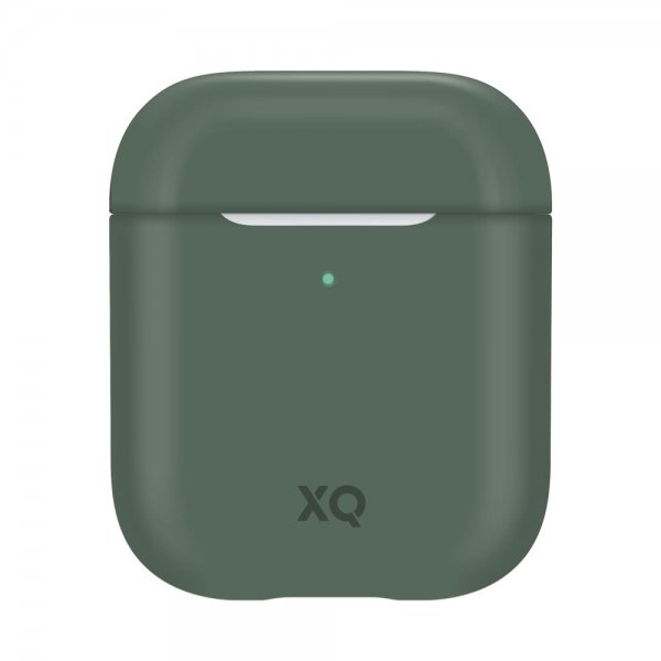 Xqisit AirPods (1/2) Silicone Case Vihreä