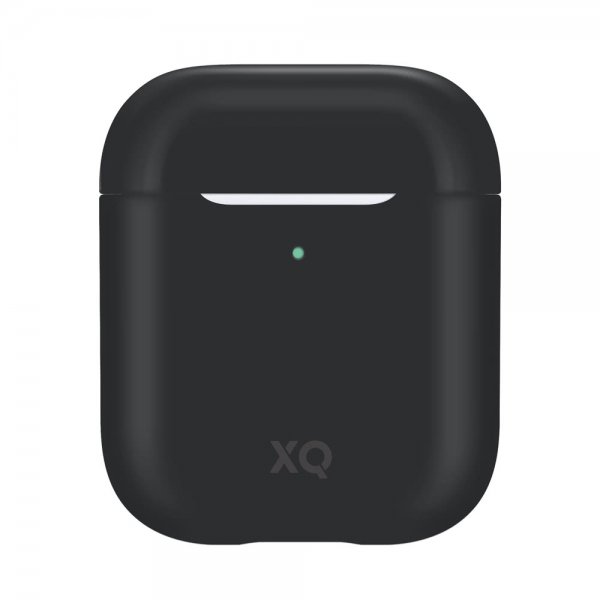 Xqisit AirPods (1/2) Silikonikuori Musta