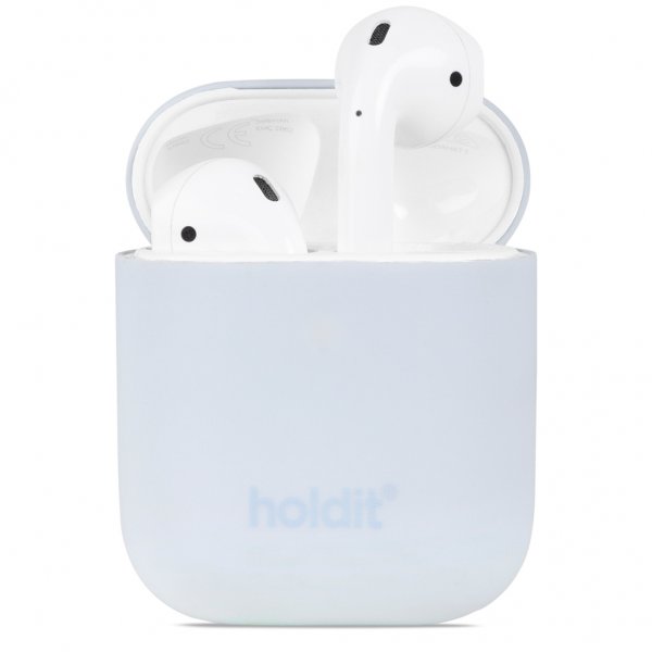 holdit AirPods (1/2) Silikonikuori Mineral Blue