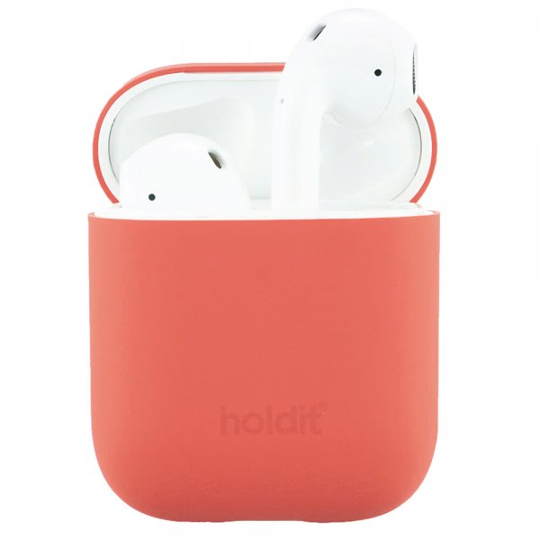 holdit AirPods (1/2) Silikonikuori Nygård Coral