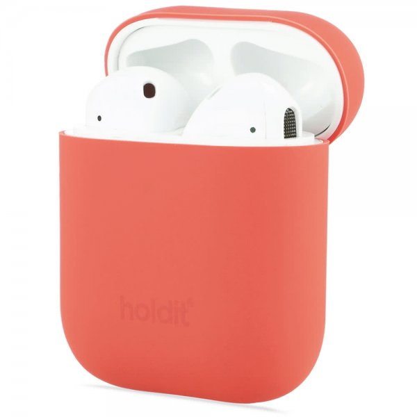 holdit AirPods (1/2) Silikonikuori Nygård Coral