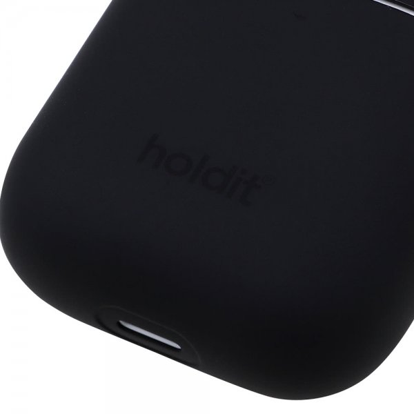 Holdit AirPods (1/2) Silikonikuori Nygård Musta