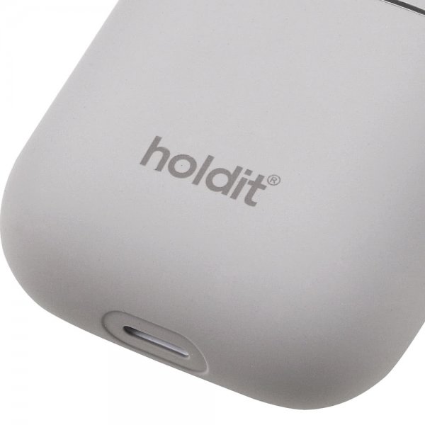 holdit AirPods (1/2) Kuori Silikoni Nygård Taupe