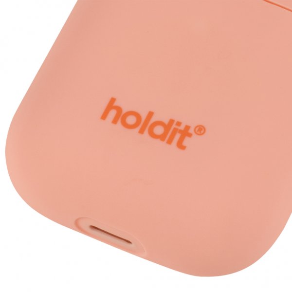 holdit AirPods (1/2) Kuori Silikoni Pink Peach