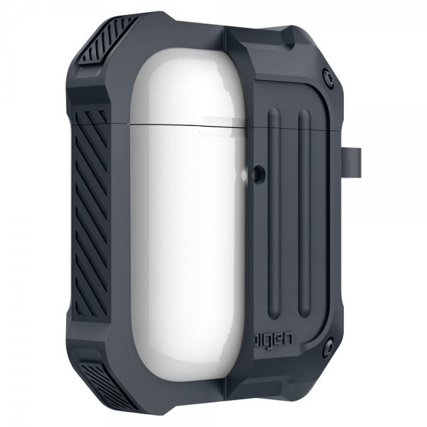 Spigen AirPods (1/2) Tough Armor -kuori Charcoal