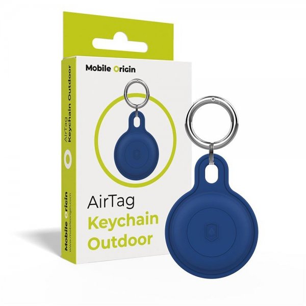 Mobile Origin AirTag-pidike avaimenperä ulkoiluun sininen