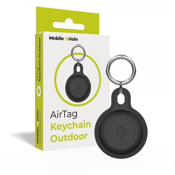 Mobile Origin AirTag-pidike avaimenperä ulkoilu musta