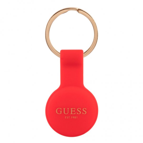 Guess AirTag-pidike logolla, punainen
