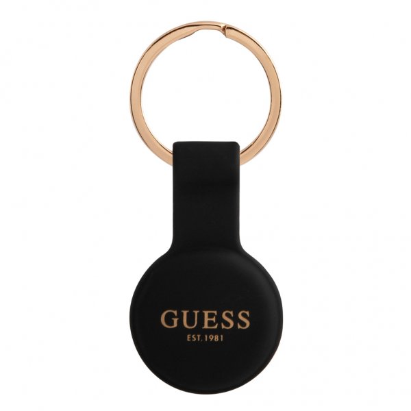 Guess AirTag-pidike logolla, musta