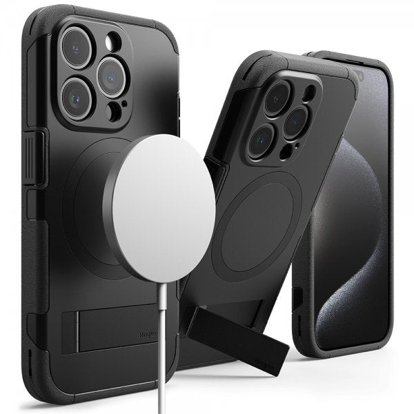 Ringke iPhone 15 Pro -suojakuori Alless MagSafe, musta