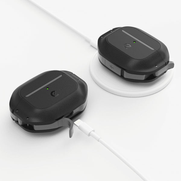 KeyBudz AirPods 3 -suojakuori Element Series Carbon Black