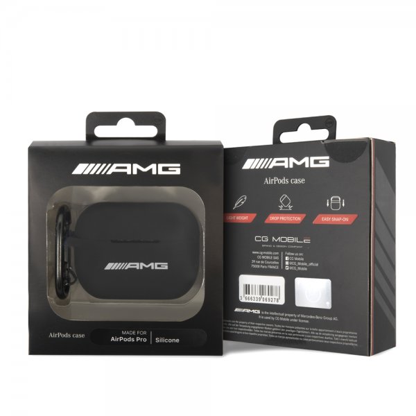 AMG AirPods Pro Kuori Nestemäinen Silikoni Musta