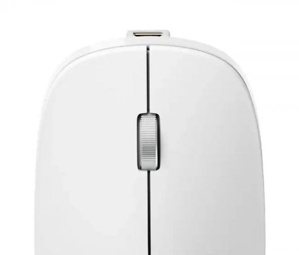ALOGIC Langaton hiiri Echelon Bluetooth USB-C ladattava 4 painiketta Valkoinen