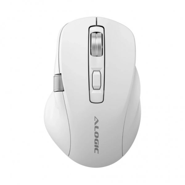 ALOGIC Langaton Hiiri Apex Bluetooth USB-C Ladattava 7-painikkeinen Valkoinen