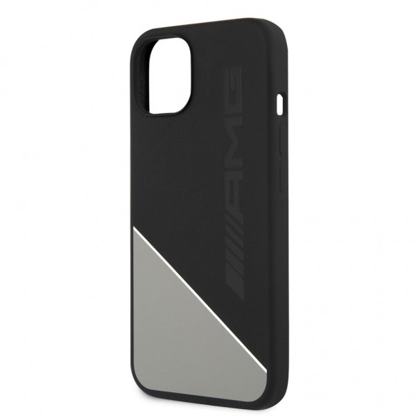 AMG iPhone 13 -kuori Liquid Silicone Two Tone harmaa