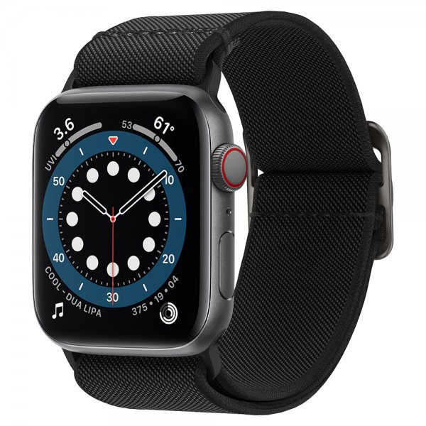 Spigen Apple Watch 42/44/45mm/Apple Watch Ultra ranneke Lite Fit, musta