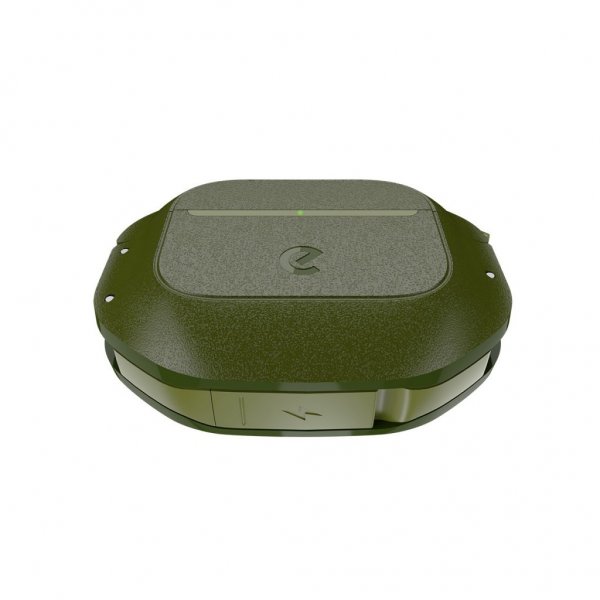 KeyBudz AirPods 4 Kotelo ElementProof Series Forest Green