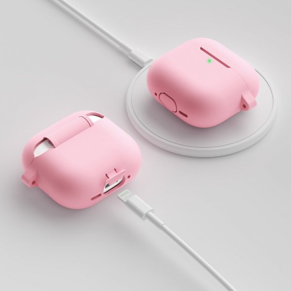 KeyBudz AirPods 4 Elevate Series Blush Pink -suojakuori