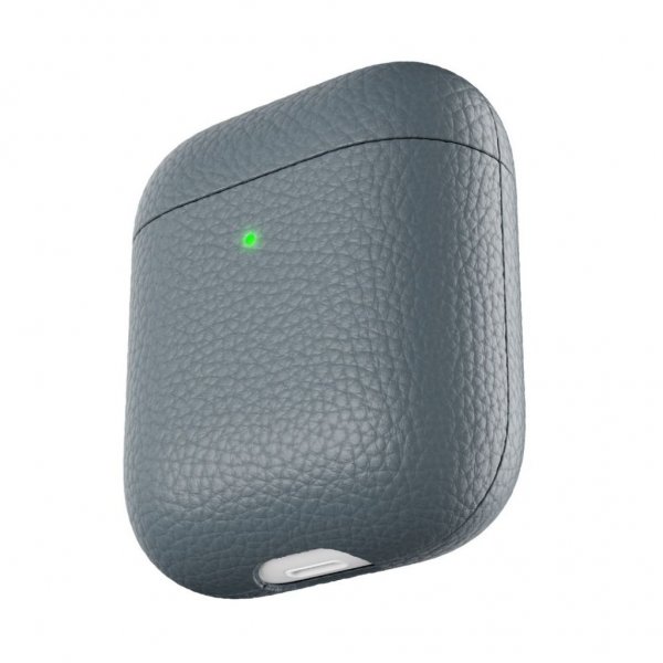 KeyBudz AirPods (1/2) Kotelo PodSkinz Aito nahka Liuskekivi
