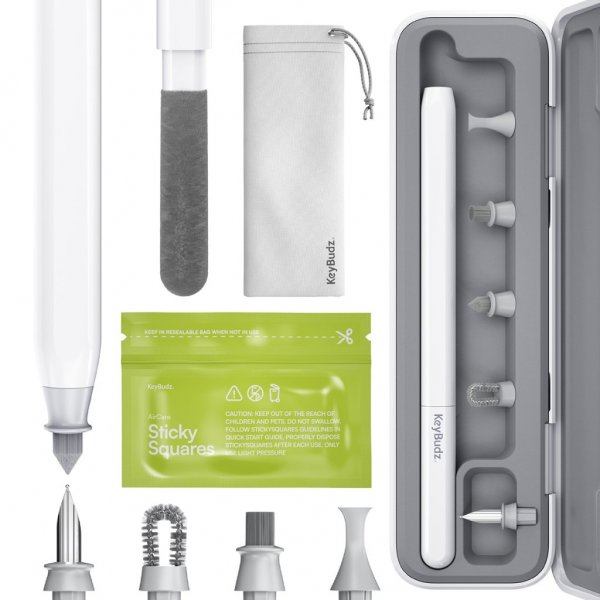 KeyBudz AirCare 2.0 Premium -puhdistussarja Lightning/USB-C