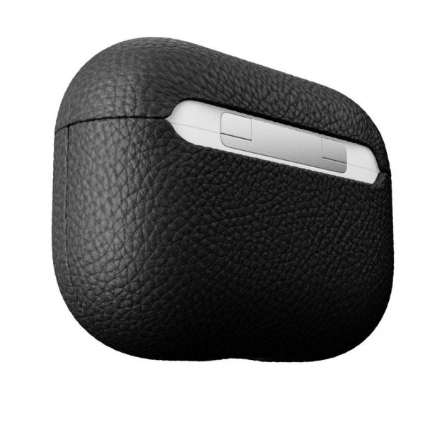 KeyBudz AirPods Pro -kotelo PodSkinz, aitoa nahkaa, musta