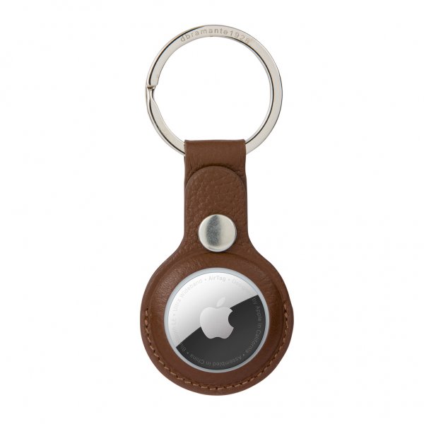 dbramante1928 Apple AirTag-pidike Copenhagen Dark Tan/Silver
