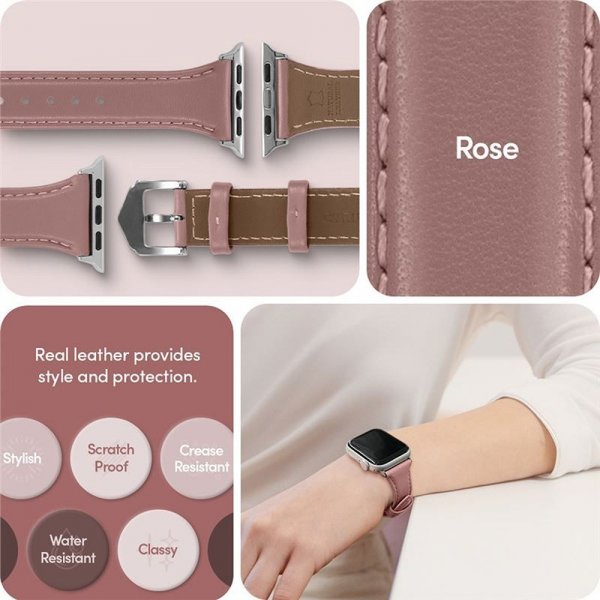 Spigen Apple Watch 38/40/41/42mm ranneke Kajuk Rose