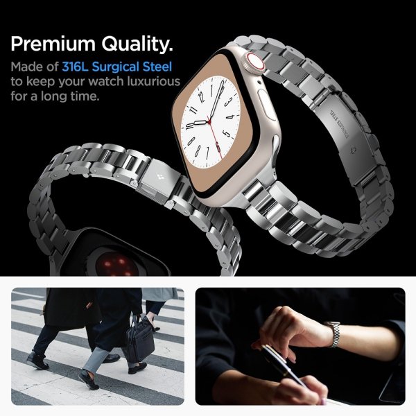 Spigen Apple Watch 38/40/41mm ranneke Modern Fit 316L Hopea