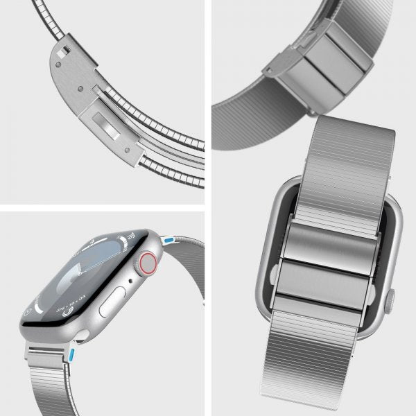 Spigen Apple Watch 38/40/41/42mm ranneke Sleek Link, hopea