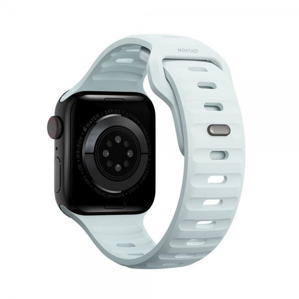 Nomad Apple Watch 38/40/41/42mm ranneke Sport Band Icy Blue Glow