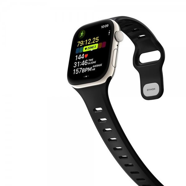 Nomad Apple Watch 38/40/41/42mm ranneke Tempo Band, musta